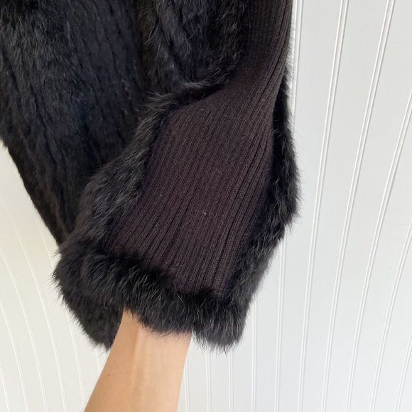 Metric Knits Fur Vest Collection Black - Picture 3 of 6